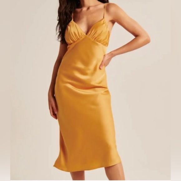Abercrombie & Fitch Dresses & Skirts - ABERCROMBIE MIDI SLIP DRESS SIZE S